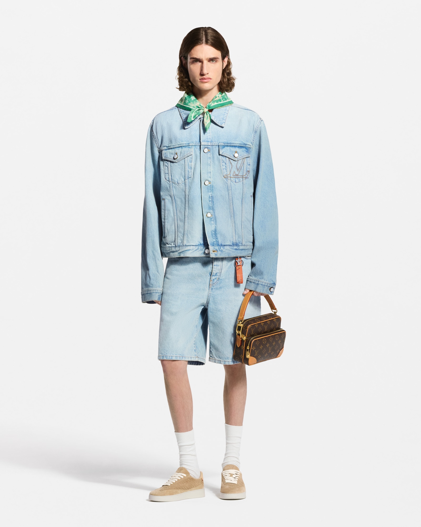 Monogram Blast Blend Bandana S00 - Accessories | LOUIS VUITTON